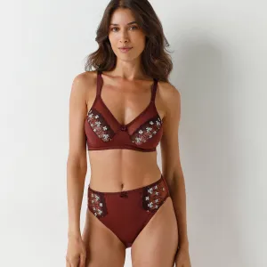 Klasické nohavičky Caminata zn. Confidence Lingerie® z mikrovlákna s výšivkou