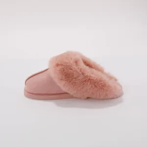 Šľapky s umelou kožušinou