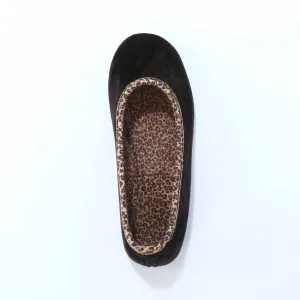 Domáce baleríny s leopardími detailmi