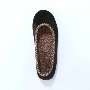Domáce baleríny s leopardími detailmi