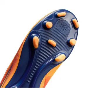 Chlapčenské futbalové kopačky outdoorové NIKE Phantom 6 Low Club Jr FG MG laser orange lemon venom blue void