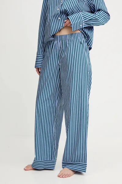 Bavlnené pyžamo Polo Ralph Lauren biela farba, bavlnené, 4P8004