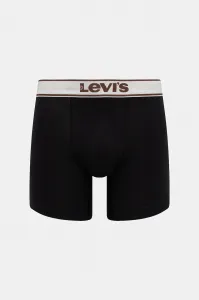 Bavlnené boxerky Levi's 2-pak hnedá farba, 37149-1225