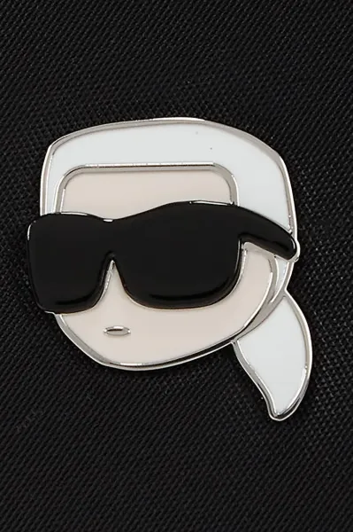 Batoh Karl Lagerfeld Ikon Nylon Sm Backpack Black