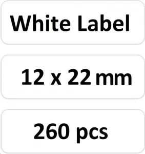 Niimbot štítky RP 12x22mm 250ks White pro D11 a D110