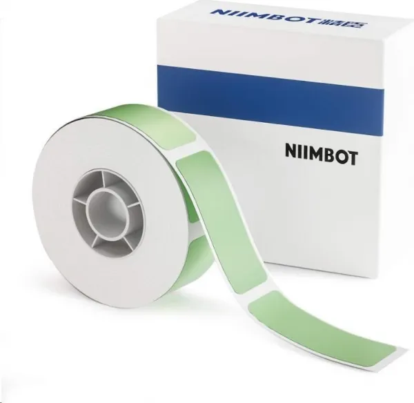Niimbot A2A68301701, 12x40mm, 155ks, zelené samolepiace štítky