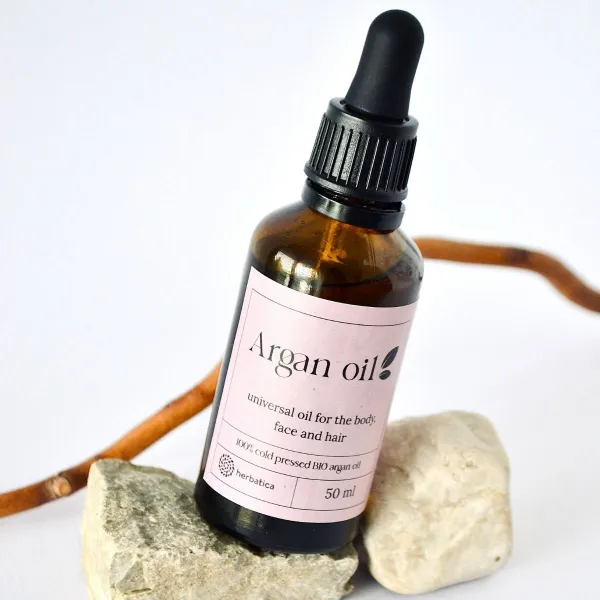 Arganový olej 100% BIO prírodný, za studena lisovaný - Herbatica Objem: 100 ml