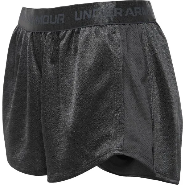 Under Armour TECH PLAY UP SHINE Dámske kraťasy, čierna, veľkosť