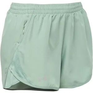 Under Armour FLY BY 3'' Dámske kraťasy, svetlo zelená, veľkosť S