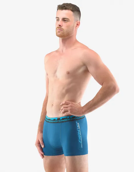 Pánske boxerky Gino modre (73120) M, trenky