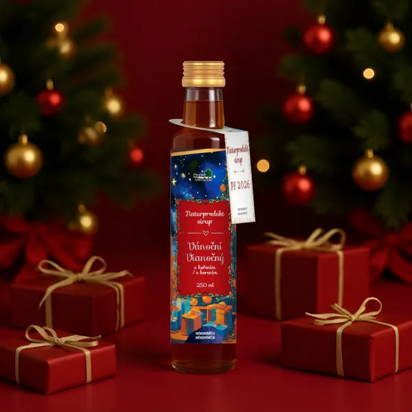 Naturprodukt vianočný sirup