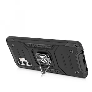 MG Ring Armor plastový kryt na Samsung Galaxy A32 4G, čierny