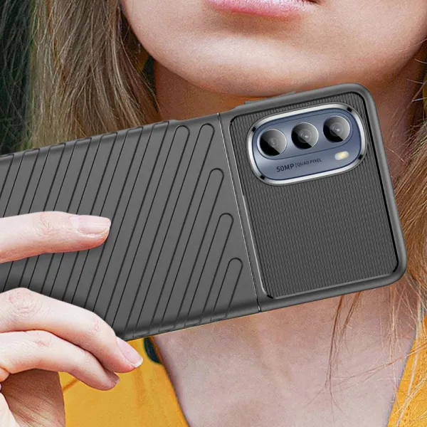MG Thunder kryt na Motorola Moto G62 5G, čierny