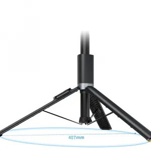 Tech-Protect L08S bluetooth selfie tyč, čierna