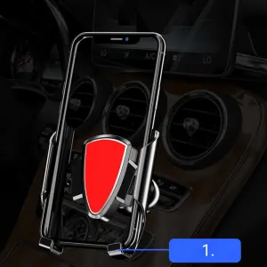 MG YC05 držiak na mobil do auta, zlatý (YC05)