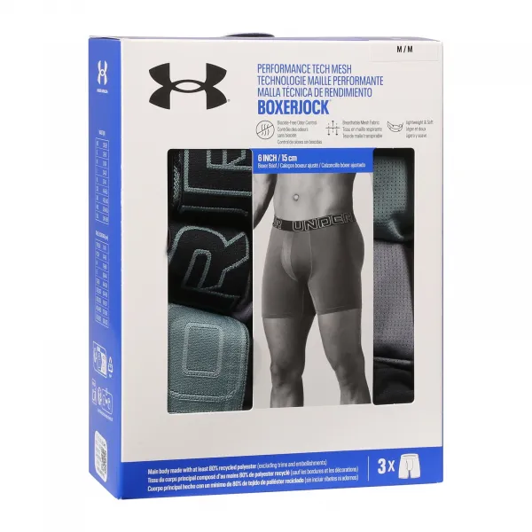 3PACK pánske boxerky Under Armour viacfarebné (1383884 587) 5XL, trenky