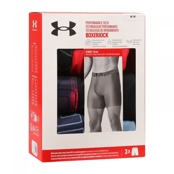 3PACK pánske boxerky Under Armour viacfarebné (1383879 714) XXL, trenky