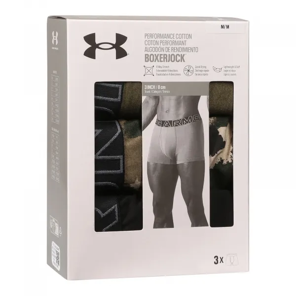3PACK pánske boxerky Under Armour viacfarebné (1383892 391) M, trenky