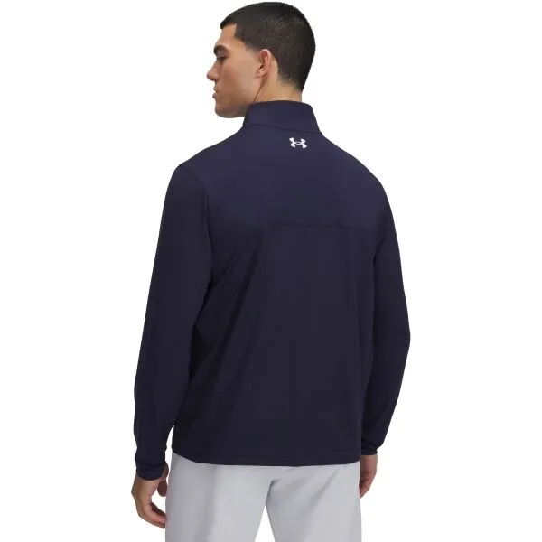 Under Armour T2G 1/4 ZIP Pánska mikina, tmavo modrá, veľkosť
