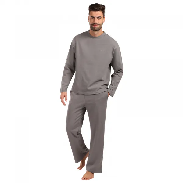 Pánske pyžamo Calvin Klein šedé (NM2951-PR8) S