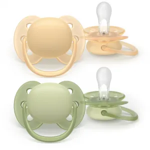 Philips AVENT Cumlík Ultrasoft Premium neutral 6-18m 2 ks