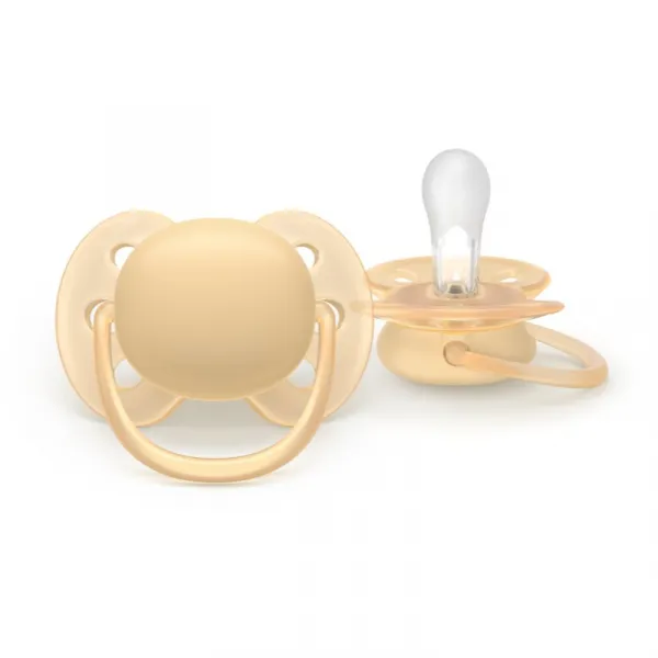 Philips AVENT Cumlík Ultrasoft Premium neutral 6-18m 2 ks