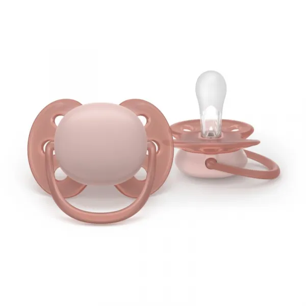 Philips AVENT Cumlík Ultrasoft Premium 6-18m dievča 2 ks
