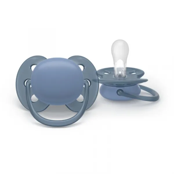 Philips AVENT Cumlík Ultrasoft Premium 6-18m chlapec 2 ks