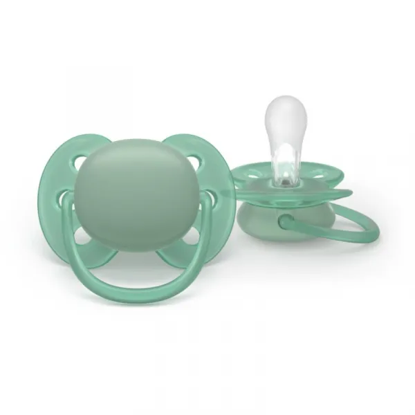 Philips AVENT Cumlík Ultrasoft Premium 6-18m chlapec 2 ks