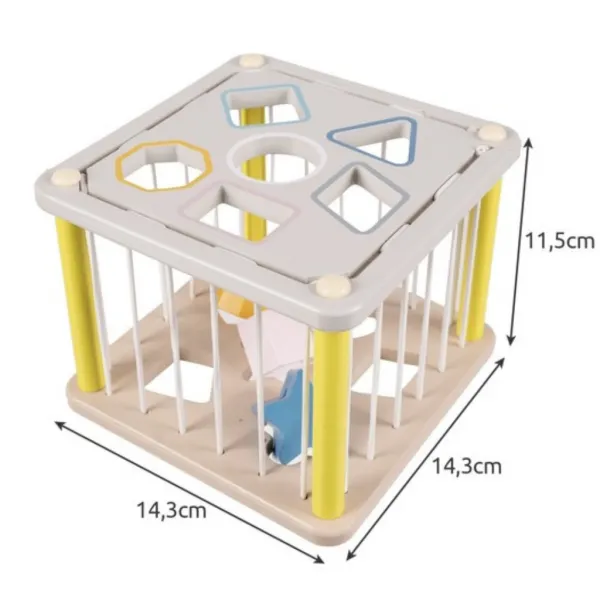 Kruzzel drevená aktivity kocka - sorter