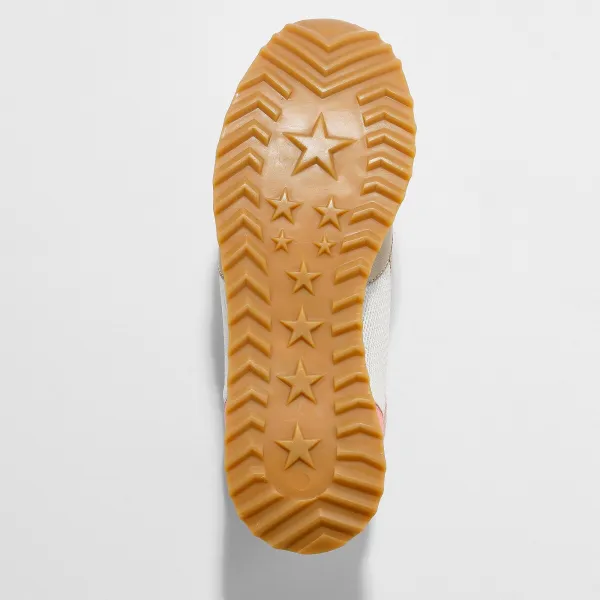 Kožené running sneakers na klinovej podrážke