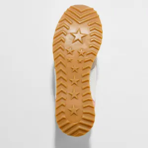 Kožené running sneakers na klinovej podrážke
