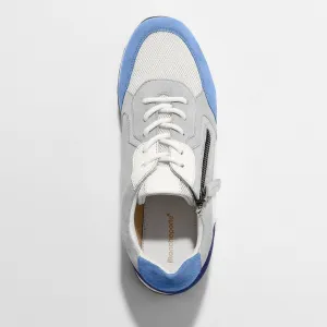 Kožené running sneakers na klinovej podrážke