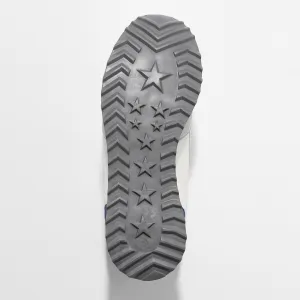 Kožené running sneakers na klinovej podrážke