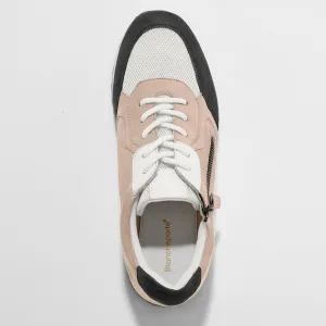 Kožené running sneakers na klinovej podrážke