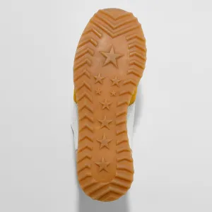 Kožené running sneakers na klinovej podrážke
