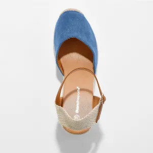 Remienkové espadrilky na klinovom podpätku