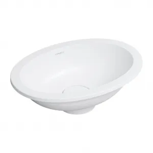 OMNIRES - SHELL M+ umývadlo zapustené do dosky, 38 x 25 cm, matná biela SHELL380UPBM