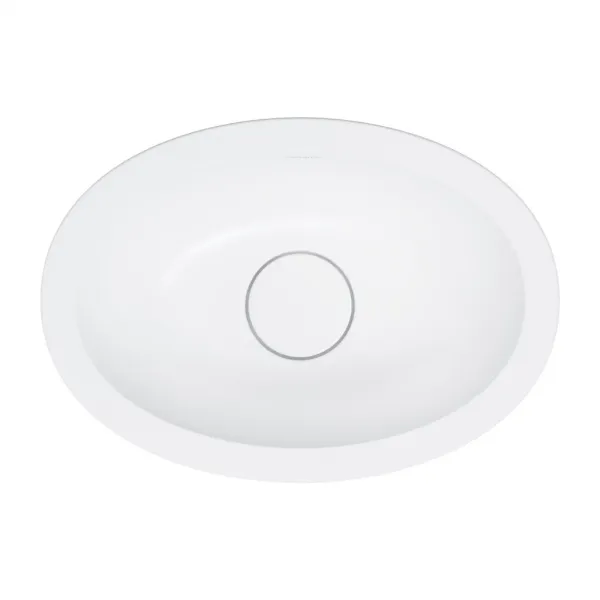 OMNIRES - SHELL M+ umývadlo zapustené do dosky, 38 x 25 cm, matná biela SHELL380UPBM