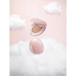 TIRTIR Mask Fit All Cover Cushion Mini matujúci make-up v hubke odtieň 33C Hazel 4.5 g