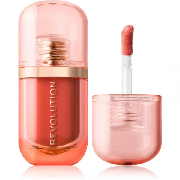 Revolution Superdewy Blush Burst tekutá lícenka odtieň Peach Spritz 4.2 ml