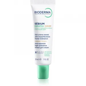 BIODERMA Sébium kerato+ cover gél krém tónovaný medium 30 ml