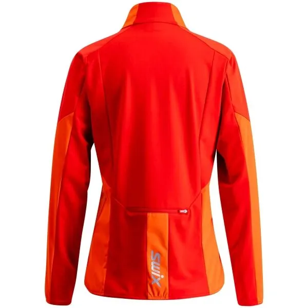 Swix FOCUS JACKET W Dámska športová bunda, oranžová, veľkosť