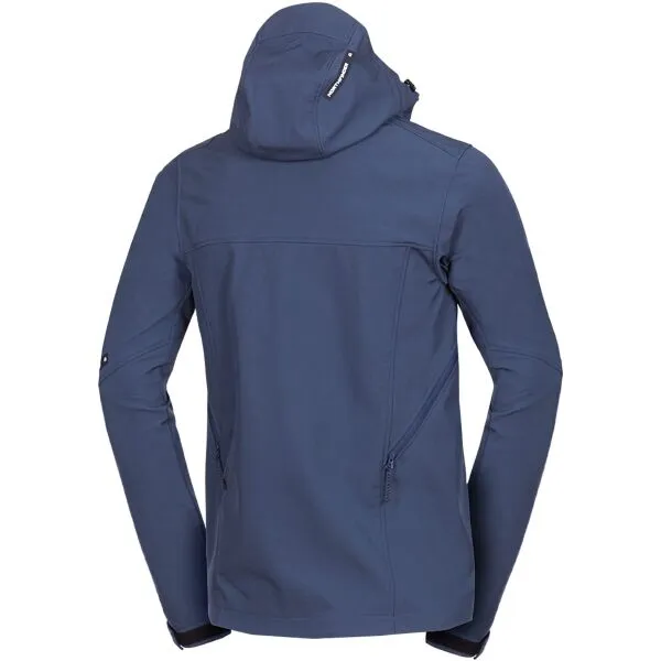 Pánska turistická softshellová bunda NORTHFINDER ANTONI-299darkdenim