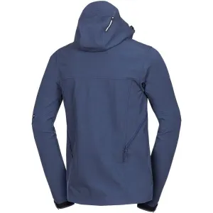 Pánska turistická softshellová bunda NORTHFINDER ANTONI-299darkdenim