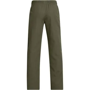 Under Armour RIVAL WOVEN PANTS Chlapčenské nohavice, tmavo zelená, veľkosť L