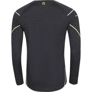 PROGRESS MERINO LS Pánske funkčné Merino tričko, čierna, veľkosť