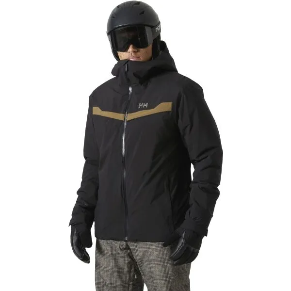 Helly Hansen PANORAMA 2.0 INS Pánska lyžiarska bunda, čierna, veľkosť