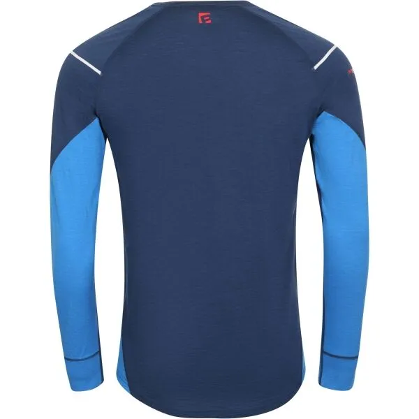 PROGRESS MERINO LS Pánske funkčné Merino tričko, tmavo modrá, veľkosť