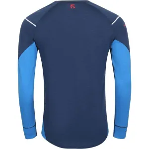 PROGRESS MERINO LS Pánske funkčné Merino tričko, tmavo modrá, veľkosť